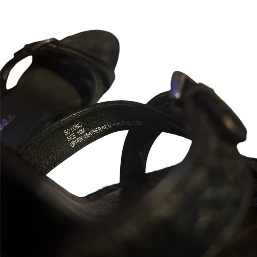 Matisse So Long Chunky Heel Sandals in Black Size 10 - Picture 2 of 5